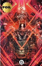 DC ALL IN SAGA DARKSEID vs  WORLD 1 GIANG FOIL VIRGIN VARIANT NM PRESALE 10/28 picture