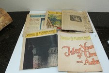 Vintage 1928 St. Louis Post Dispatch Newspaper Sections Radio Progress ++ picture