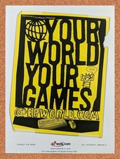 2000 EB World Your World Your Games Original Advertisement / Retro Promo v1 picture