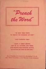 Jehovah's Witnesses Preach the Word 1950s Polyglot Tract 27pp Watchtower picture