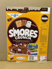 Vintage 1984 General Mills S'mores Crunch Cereal Box Empty, With Eveready Offer picture