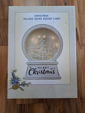 NEW Cracker Barrel Exclusive Christmas Village Scene Accent Light NOS 12