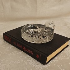 VTG Svend Jensen Mid Century Bubble Glass Candle Holder Chamber With Finger Loop picture
