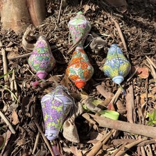 Set Of 5 Bradford Editions Louis Tiffany Heirloom Porcelain Ornaments picture