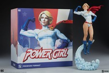 SIDESHOW PREMIUM FORMAT POWER GIRL STATUE |  1/4 Scale | #366/1500 | Pre-Owned picture