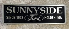 Vintage Sunnyside Ford Dealership Sticker Holden, MA picture