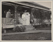 The President at Military barracks, Cayey, Puerto Rico. Guest of Major Griffith picture