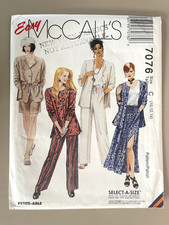 1990's McCall's Misses' Jacket,Top,Skirt,Pants,Shorts Pattern 8167  10-14 UNCUT picture