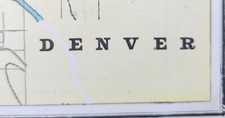 Vintage 1896 DENVER COLORADO Map 14