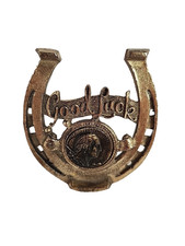 Vintage Mementos Good Luck Horseshoe Souvenir George Washington Token Coin picture