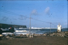 c1960's Ektachrome 35mm Slide Border, Crescent City Lighthouse California Coast picture