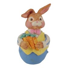 Vintage 1992 Wangs Easter Bunny Rabbit Figurine picture