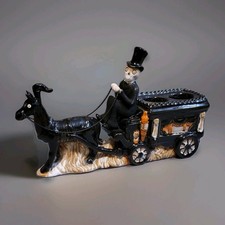 Yankee Candle Boney Bunch Multi Boney Wagon 2012 Hearse Tea Light Candle Holder  picture