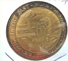 VINTAGE 1873-1973 CENTENNIAL TOKEN JESSE JAMES GANG WESTERN TRAIN ROBBERY COIN picture