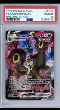 2022 POKEMON SWORD & SHIELD BRILLIANT STARS #TG23 FULL ART/UMBREON VMAX PSA 10 picture