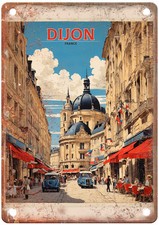Vintage Dijon France Retro Look Travel Poster Metal Sign T2984 picture