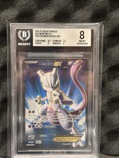 2015 Pokémon XY BREAKthrough Mewtwo EX 157/162 Full Art BGS 8 picture