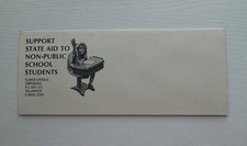 VTG 1970 Florida Catholic Conference Brochure Ephemera School Aid Flyer picture