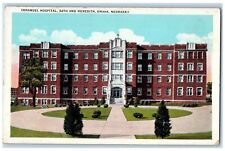 c1920s Immanuel Hospital 34th And Meredith Omaha Nebraska NE Unposted Postcard picture