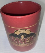 Vintage Holiday World Mug Santa Claus IN Raven Rollercoaster Amusmnt Pk Souvenir picture