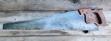 Vintage Henry Disston & Sons D-8 Crosscut Hand Saw 8 TPI - Woodworking Saw picture