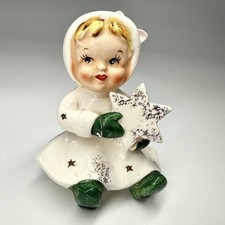 Napco 1959 Salt Shaker Candy Cane Girl Vintage One piece only picture