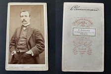 Carjat, Paris, Georges Clémenceau Vintage Albumen Print CDV.Georges Clemenceau picture