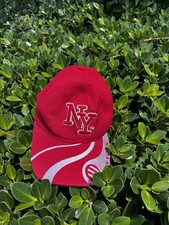 VINTAGE NEW YORK NY HAT RED CAP picture