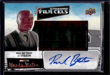 Paul Bettany as Vision 2023 Upper Deck Marvel Wandavision #FCA-PB Film Cels Auto picture