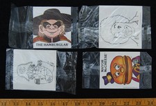 [ 1970s McDonald's Paper Premiums: Mayor McCheese, Hamburgar, Captain Crook MIP] picture
