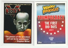 Garbage Pail Kids GPK's Trumpocracy First 100 Days #122 V 2017 picture