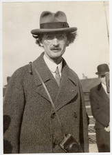 Auguste Piccard 1933 Original Press Photo Stratosphere Balloon Tintin Calculus picture