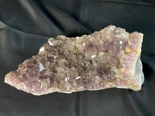 Large 1.7kg Natural Amethyst Cluster Agate Banding Statement Display Specimen picture