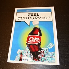 Vintage Coca-Cola Subliminal Risque Ad Rare Original Australian 1990s Decal picture