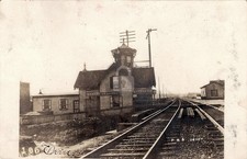 Wilmington Delaware old P&R Depot 1906 RPPC Photo Postcard COPY picture