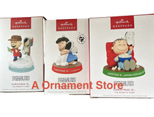 2026 2025 2024 Hallmark CHRISTMAS IS #1 #2 #3 Series Peanuts Gang Ornament picture