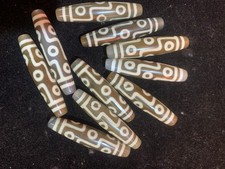 10 Pcs Rare Tibetan Natural Agate Dzi *9Eyed* Bead  picture