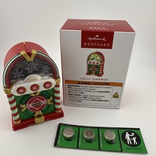 Hallmark Keepsake 2025 Jolly Jukebox Magic Light and Sound Ornament picture