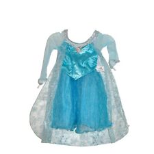 Disney Parks Frozen Elsa Costume Dress 7/8 picture