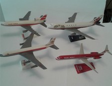 Four TWA Snap Together Airplane models - PRE-OWNED picture