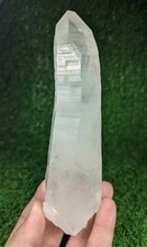 520-gm Large Cabinet Size Lemurian Quartz Transparent Rare Crystal - skardu, Pk. picture