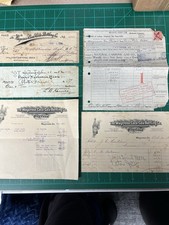 (4) 1900’S COCA-COLA ~ WAYCROSS GA. CHECKS LETTER HEAD RECEIPT. LOOK picture
