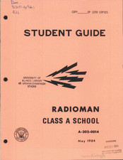 600 Page May 1984 Navy Radioman A School Student Guide A-202-0014 Manual on CD picture