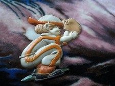 vintage Rustic 1971 sexton catcher wall plaque picture