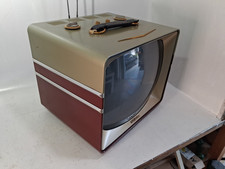 Rare Mid Century RCA Victor Portable Television, Powers On picture