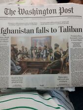 The Washington Post Monday August 16 2021. Afghanistan falls to Taliban picture