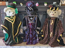 Tilly Collectibles Bears 3 Wise Men Kings Melchior, Gaspar, Balthazar 30