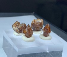 Rare Natural Parisite Crystal Lot 6.9g | Brown Honey Pseudohexagonal Crystal picture