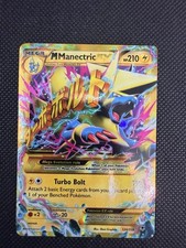 M Mega Manectric EX 120/119 Phantom Forces Gold Secret Rare Holo Pokemon Card  picture