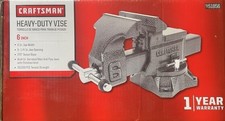 CRAFTSMAN Bench Vise 6” Jaws Swivel Base Model 51856 HEAVY 37-1/2 lb picture